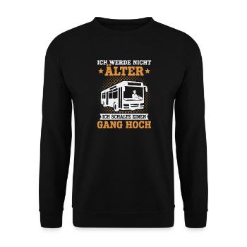 Bus Driver School Bus Driver Bus Driver Bus - Unisex Sweatshirt - black - Front - Alina (178cm) & Michal (187cm)