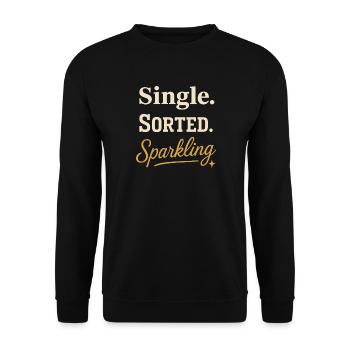 Ex-wife-divorce-humor, Funny, Breakup, - Unisex Sweatshirt - black - Front - Alina (178cm) & Michal (187cm)