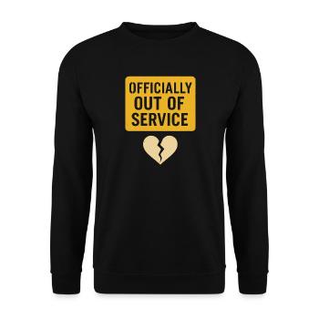 Ex-wife-divorce-humor, Funny, Breakup, - Unisex Sweatshirt - black - Front - Alina (178cm) & Michal (187cm)