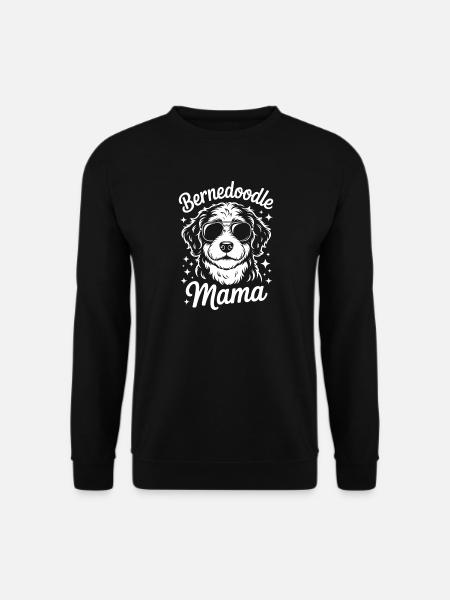 Bernedoodle dire maman blague Bernedoodle cadeau - Sweat-shirt Unisexe - noir