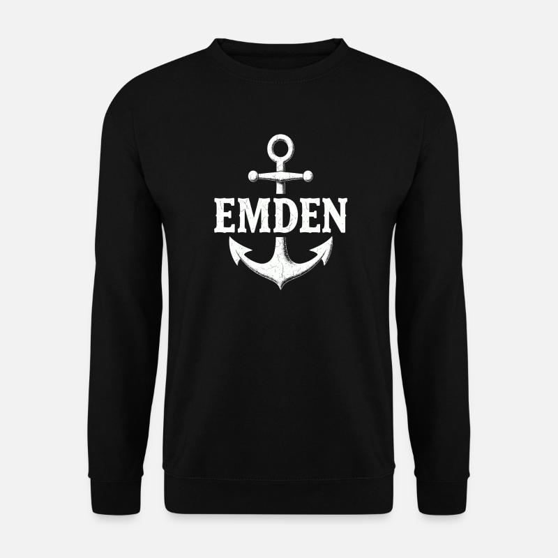 Anker Emden Nordsee - Unisex Pullover - Schwarz