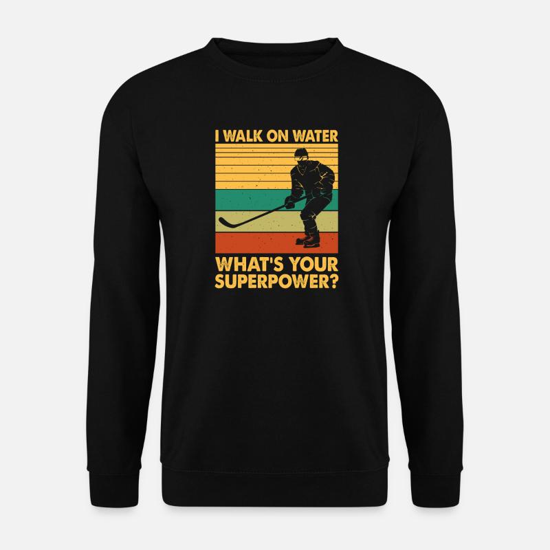 Hockey Eishockey Eishockeyspieler Geschenk - Unisex Sweatshirt - black
