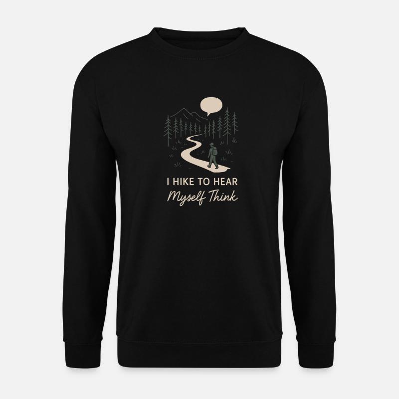 Solo Camping Introverted Camper Quiet - Unisex Sweatshirt - black
