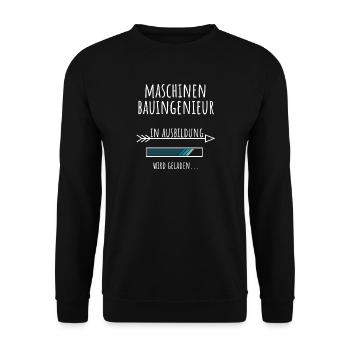 Ingénieur mécanique Études de génie mécanique Profession - Sweat-shirt Unisexe - noir - Devant - Alina (178cm) & Michal (187cm)