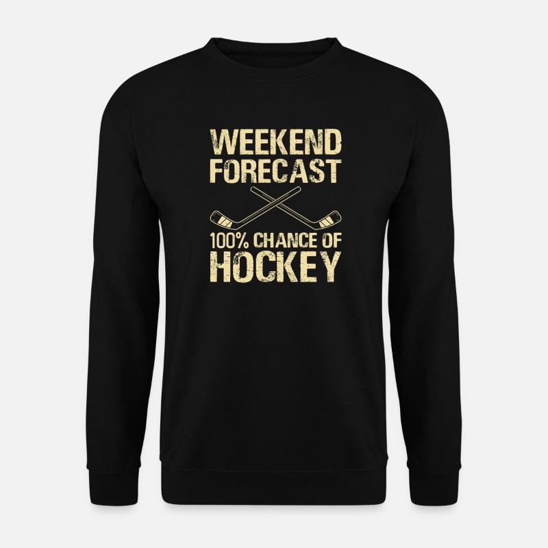 Hockey Eishockey Eishockeyspieler Geschenk - Unisex Sweatshirt - black