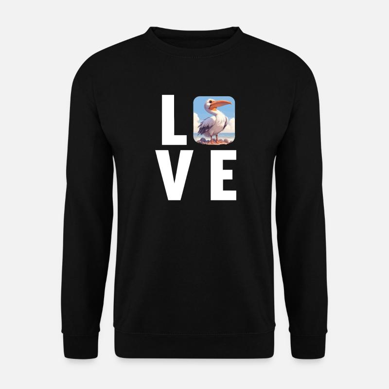 Pelikane Pelikan - Unisex Pullover - Schwarz