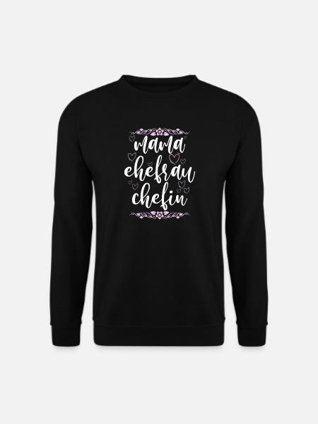 Maman Femme Patron Fête des mères Maman - Sweat-shirt Unisexe - noir
