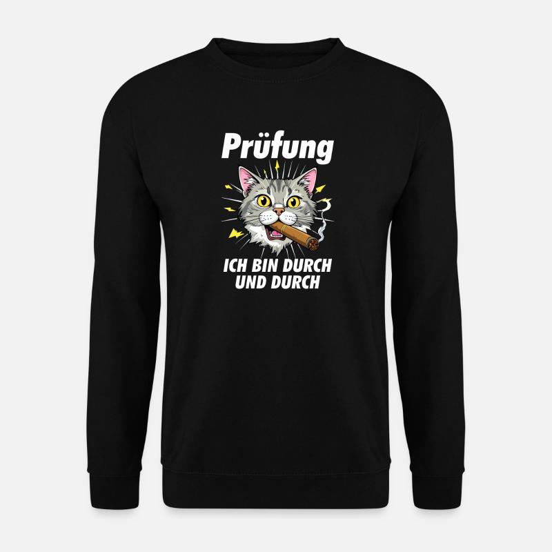 CAT Cigar Exam - Unisex Sweatshirt - black