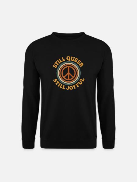 Groovy Pride Retro Égalité Queer Histoire - Sweat-shirt Unisexe - noir
