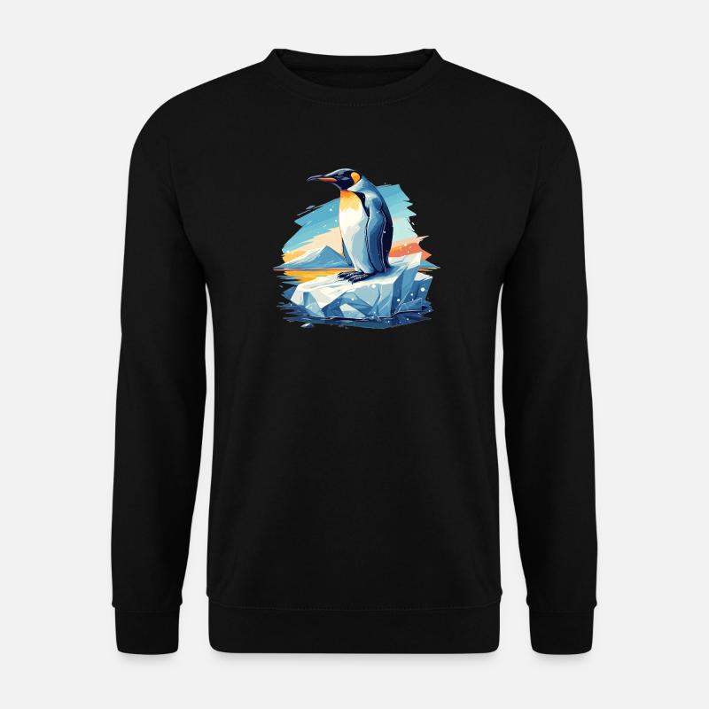 Pinguine Pinguin - Unisex Pullover - Schwarz