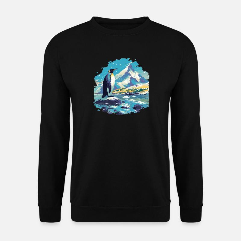 Pinguine Pinguin - Unisex Pullover - Schwarz