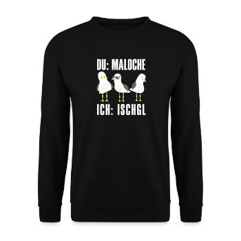 Ischgl Ski Snowboard Fun après-ski - Sweat-shirt Unisexe - noir - Devant - Alina (178cm) & Michal (187cm)