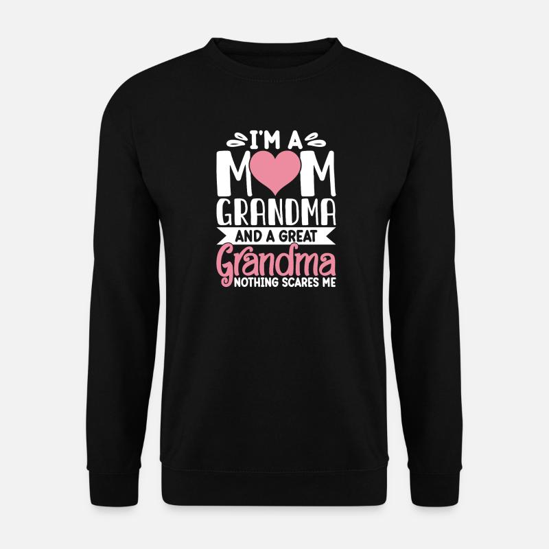 Oma Geschenk Weihnachtsgeschenke Großmutter  - Unisex Pullover - Schwarz