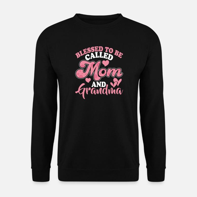 Oma Geschenk Weihnachtsgeschenke Großmutter  - Unisex Pullover - Schwarz