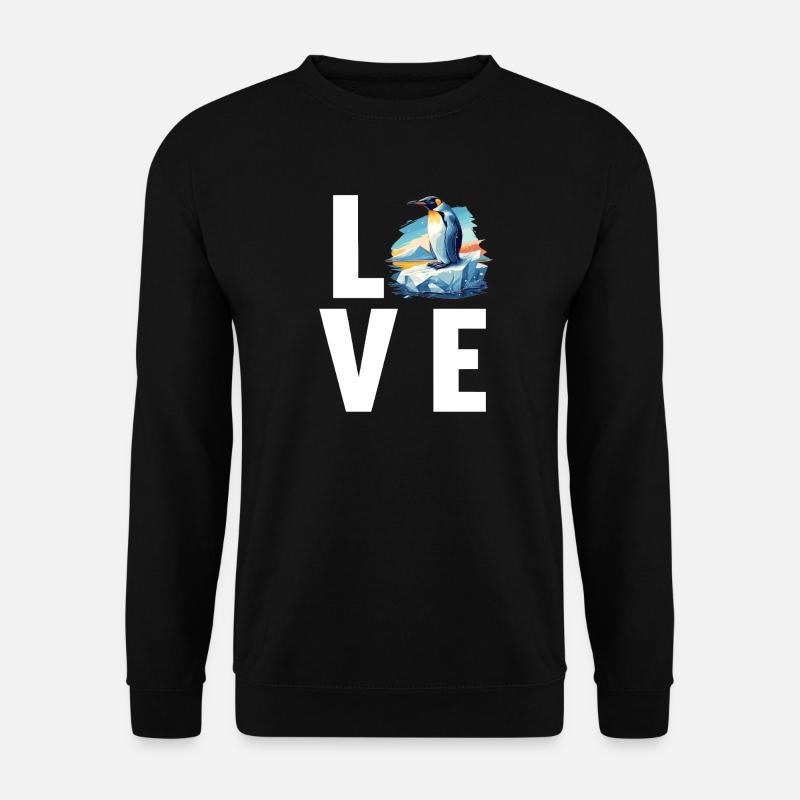 Penguins Penguin - Unisex Sweatshirt - black