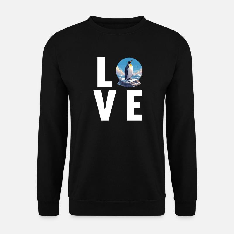 Penguins Penguin - Unisex Sweatshirt - black