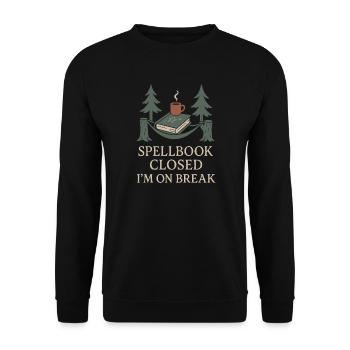 Booktok Fantasy Bookish Humor Gift for - Unisex Sweatshirt - black - Front - Alina (178cm) & Michal (187cm)