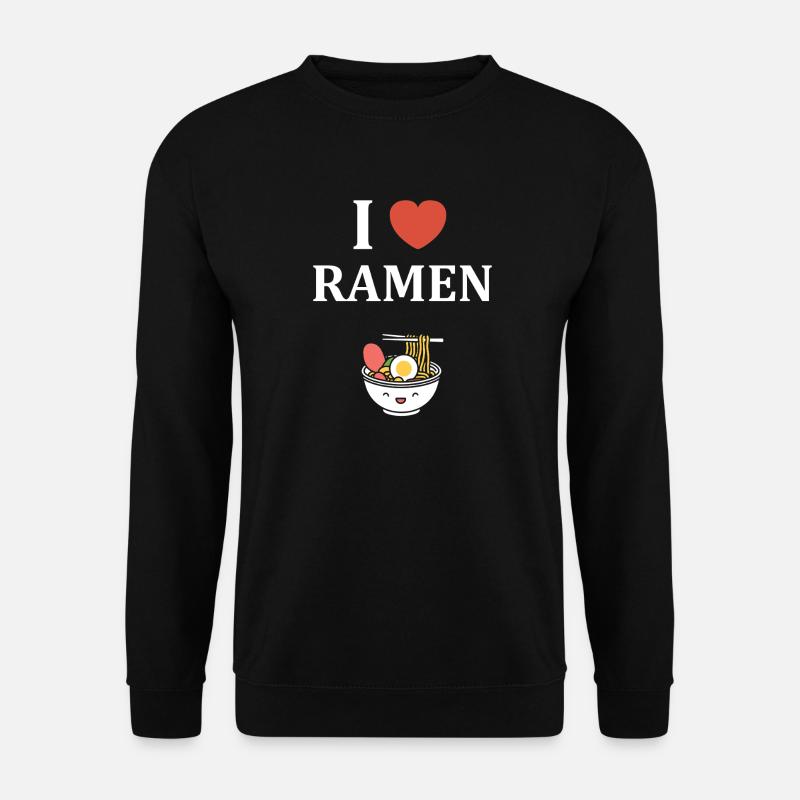 Ich mag Ramen - Unisex Pullover - Schwarz