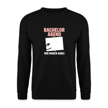 Enterrement de vie de garçon Enterrement de vie de garçon Livre d’or - Sweat-shirt Unisexe - noir - Devant - Alina (178cm) & Michal (187cm)