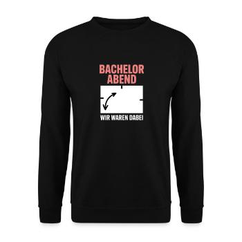 Enterrement de vie de garçon Enterrement de vie de garçon Livre d’or - Sweat-shirt Unisexe - noir - Devant - Alina (178cm) & Michal (187cm)