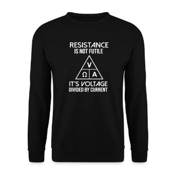 Physique Physicien Physique Étudiant en physique Professeur de physique - Sweat-shirt Unisexe - noir - Devant - Alina (178cm) & Michal (187cm)