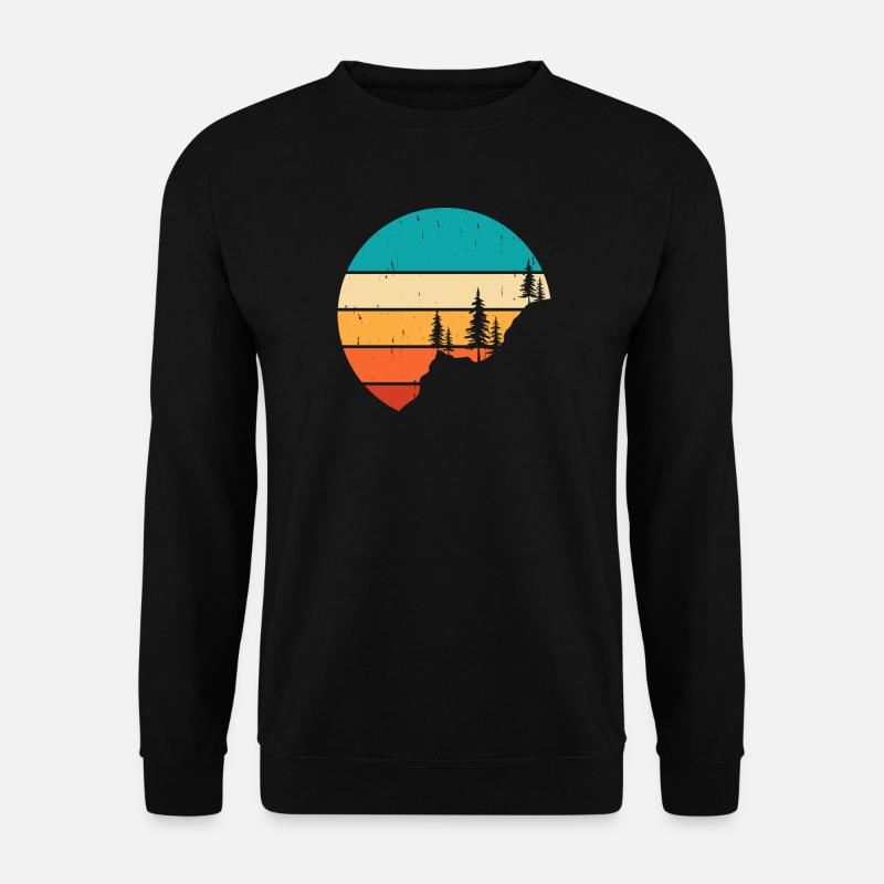 Hiking Hiker Mountaineer Gift - Unisex Sweatshirt - black