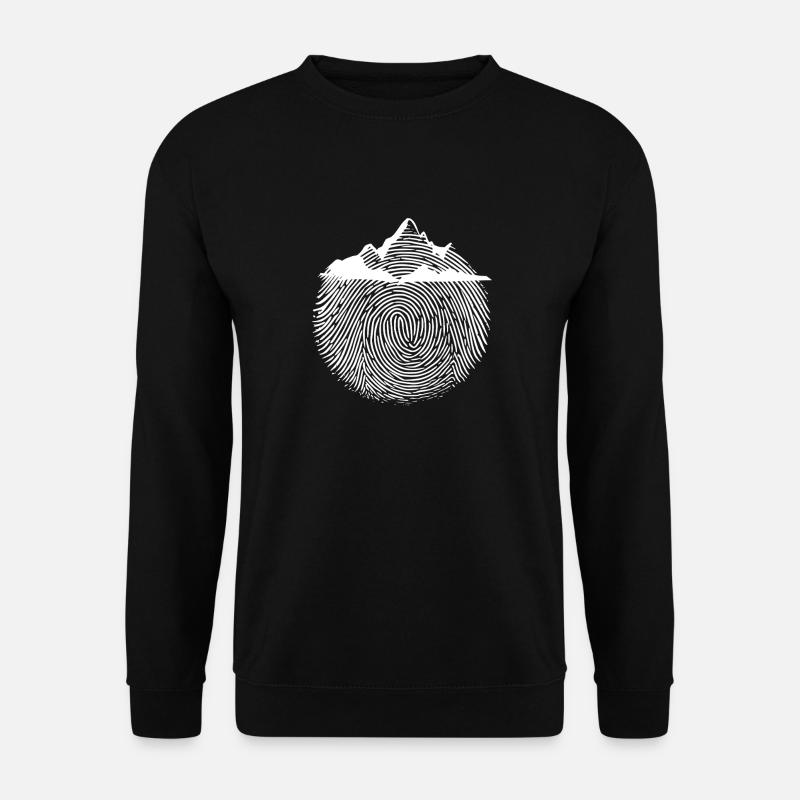 Mountain Climber Design Hiking - Unisex Sweatshirt - black
