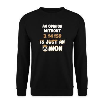 Funny Math Sayings Math Teacher - Unisex Sweatshirt - black - Front - Alina (178cm) & Michal (187cm)
