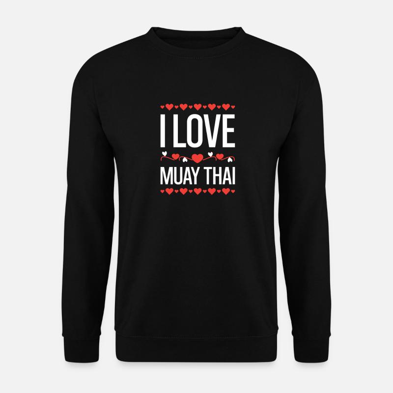 J’adore le Muay Thai - Sweat-shirt Unisexe - noir
