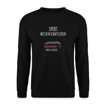 Scientifique du sport Études en sciences du sport - Sweat-shirt Unisexe - noir - Devant - Alina (178cm) & Michal (187cm)