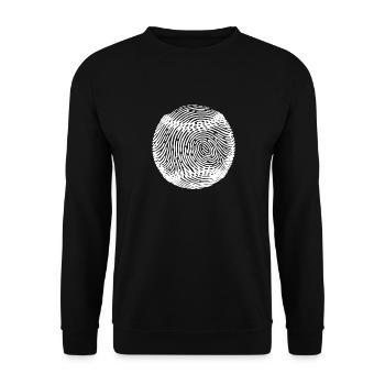 Kunstwerke von Baseballspielern - Unisex Pullover - Schwarz - Vorne - Alina (178cm) & Michal (187cm)