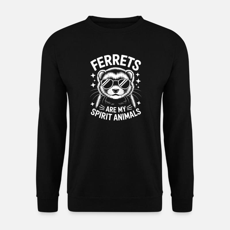 Ferret Saying Funny Ferret Gift - Unisex Sweatshirt - black