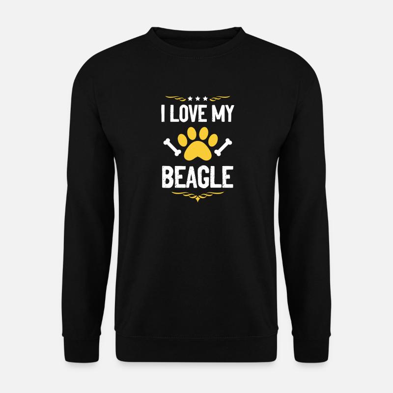I love my Beagle - Unisex Sweatshirt - black