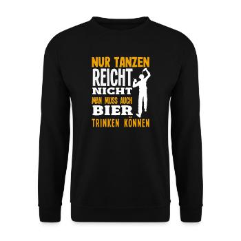 Tanzen - Unisex Pullover - Schwarz - Vorne - Alina (178cm) & Michal (187cm)