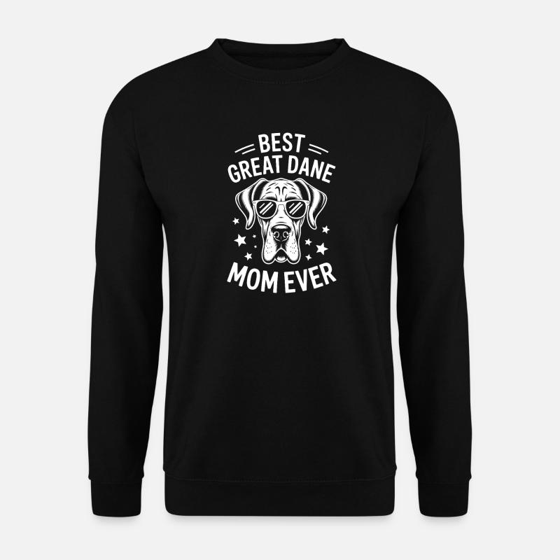 Deutsche Dogge Spruch Lustiges Dogge Geschenk - Unisex Pullover - Schwarz