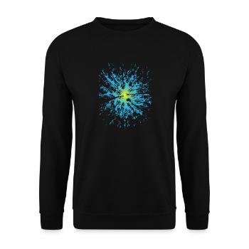Forest Trail Hiking - Trees Nature Wilderness - Unisex Sweatshirt - black - Front - Alina (178cm) & Michal (187cm)