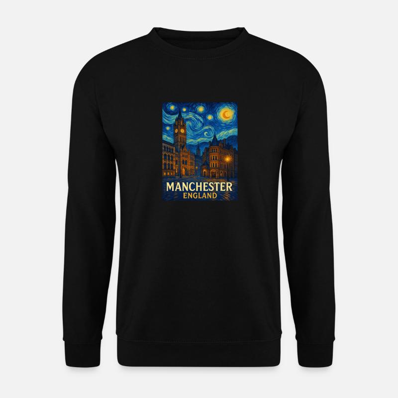 Manchester England - Unisex Pullover - Schwarz