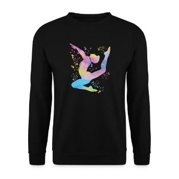 Turner Boden Kunstturnen - Unisex Pullover - Schwarz - Vorne - Alina (178cm) & Michal (187cm)
