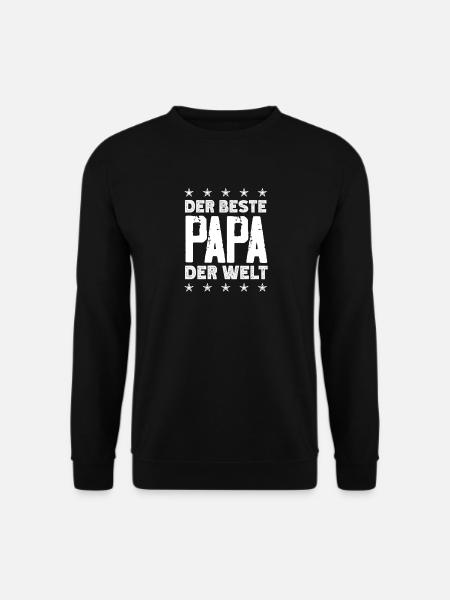 Funny Father's Day Gift Dad Beer - Unisex Sweatshirt - black