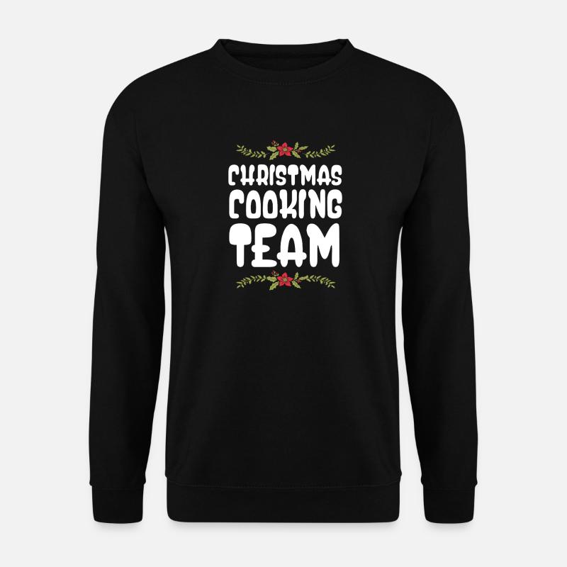 Christmas Cooking Baking Team - Unisex Sweatshirt - black
