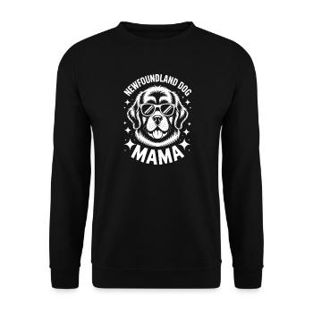 Terre-Neuve disant drôle de Terre-Neuve cadeau - Sweat-shirt Unisexe - noir - Devant - Alina (178cm) & Michal (187cm)