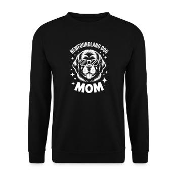 Terre-Neuve disant drôle de Terre-Neuve cadeau - Sweat-shirt Unisexe - noir - Devant - Alina (178cm) & Michal (187cm)