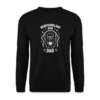 Newfoundland Saying Funny Newfoundland Gift - Unisex Sweatshirt - black - Front - Alina (178cm) & Michal (187cm)