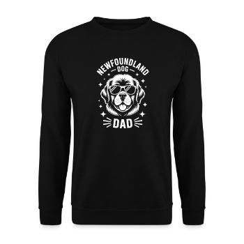 Newfoundland Saying Funny Newfoundland Gift - Unisex Sweatshirt - black - Front - Alina (178cm) & Michal (187cm)