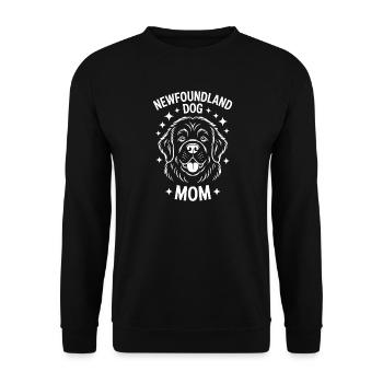 Terre-Neuve disant drôle de Terre-Neuve cadeau - Sweat-shirt Unisexe - noir - Devant - Alina (178cm) & Michal (187cm)
