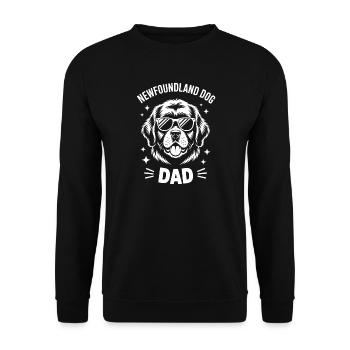 Newfoundland Saying Funny Newfoundland Gift - Unisex Sweatshirt - black - Front - Alina (178cm) & Michal (187cm)