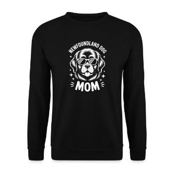 Terre-Neuve disant drôle de Terre-Neuve cadeau - Sweat-shirt Unisexe - noir - Devant - Alina (178cm) & Michal (187cm)