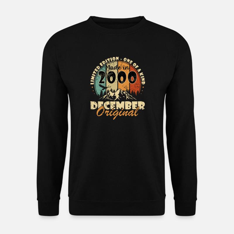 December 2000 Jubilee 2000 December - Unisex Sweatshirt - black
