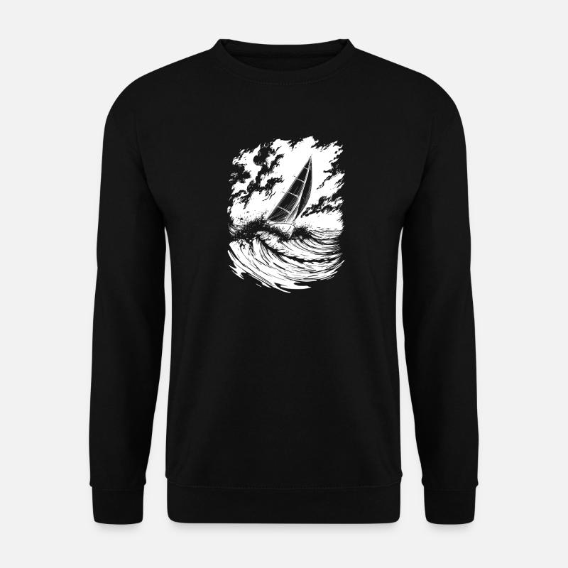 Energetic Sailing Art Sailor - Unisex Sweatshirt - black