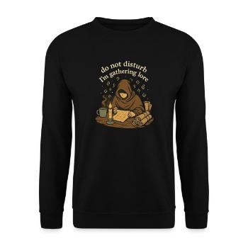 Booktok Fantasy Bookish Humor Gift for - Unisex Sweatshirt - black - Front - Alina (178cm) & Michal (187cm)